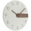Round Wall Clock White MDF Wood 1 Piece 1
