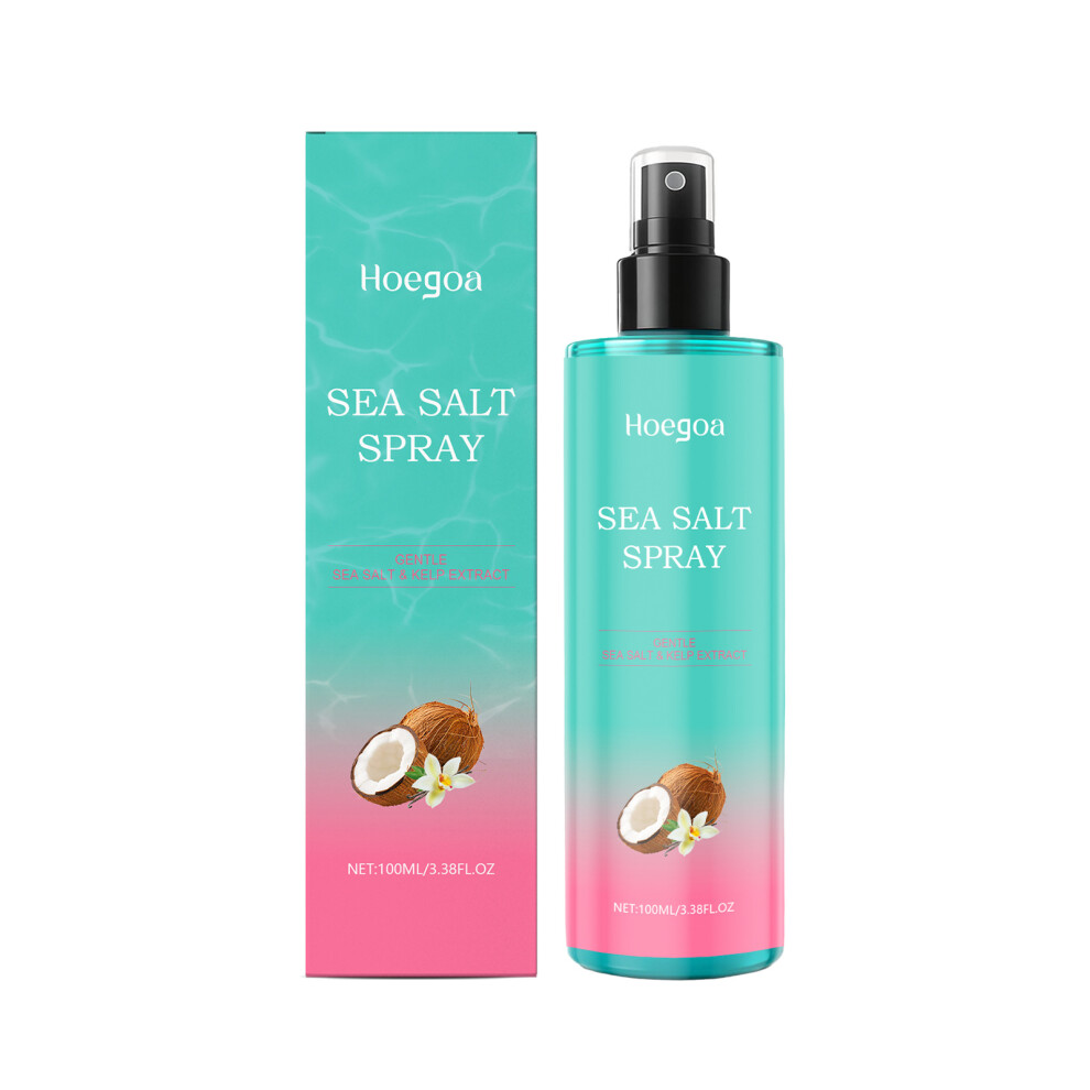(100ML) HOEGOA sea salt hair spray soothes the scalp, deeply moisturizes the hair, gently nourishes the hair, and leaves it soft and shiny.