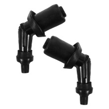 Vehicle Spark Plug Cap Black 2 pcs 3.5 x 1.0 x 1.0 in