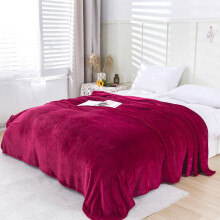 Fleece Blanket Beige King Size 19.68 x 27.55 Inches