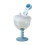 No-Spill Goblet Cup with Lid Blue 1 Count 1