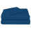 Navy Blue King Woolen Bed Set 4-Piece 1