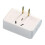 Rotatable Outlet Extender 180 Swivel 3-Prong Grounded 3