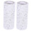Glitter Tulle Fabric Roll White Gauze 2 Rolls 5