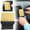Auto Interior Dust Brush Soft Bristles Yellow 1pc 1
