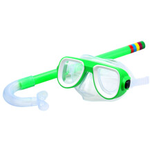 Kids Snorkeling Gear Set Silicone Mask and Dry Snorkel Tube