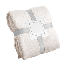 Flannel Throw Blanket 200x230cm Soft Coral Fleece
