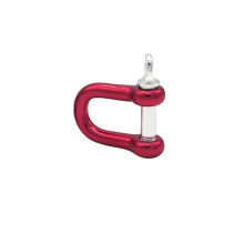 Stainless Steel D-Shaped Bow Shackle Heavy Duty Red