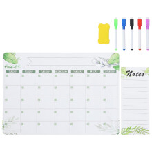 Refrigerator Decor Planner Erasable 25.0 x 10.0 in