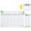 Refrigerator Decor Planner Erasable 25.0 x 10.0 in 1