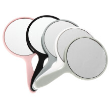 Round Handheld Mirror with Long Handle 5 pcs