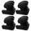 Hockey Visor Hardware Clips Reinforced Nylon 4 Sets 1