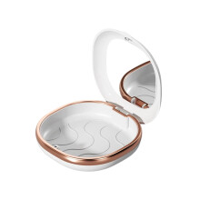 Retainer Case Slim Portable Storage Box with Mirror and