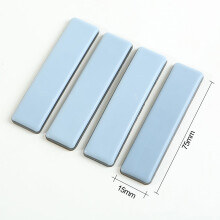 Heavy Furniture Sliders Gliders Set 12 pcs 15x75 mm