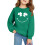 Green Kawaii Pullover Sweatshirt for Kids 7 Years 3