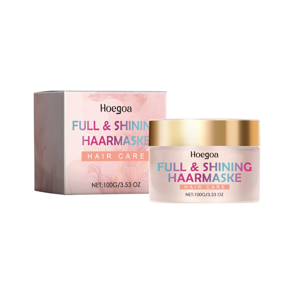 (100g) HOEGOA Hair Mask Nourishing, Moisturizing, Fluffy, Soft Hair Care and Smoothing Hair Mask