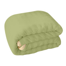 Rabbit Fleece Blanket Green Striped 70x100cm Double-Sided