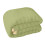 Rabbit Fleece Blanket Green Striped 70x100cm Double-Sided 1