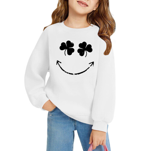 Kids Pullover Sweatshirt Long Sleeve Crew Neck Graphic 2
