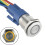 22mm自锁式按钮开关 110-220V 不锈钢带LED 2