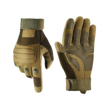 Men's Motorcycle Gloves Green M with Touchscreen Fingers