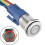 22mm自锁式按钮开关 110-220V 不锈钢带LED 6