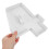 Number-Shaped Grazing Board Paper Mache White 5