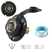 RV water system check valve flange with anti-corrosion