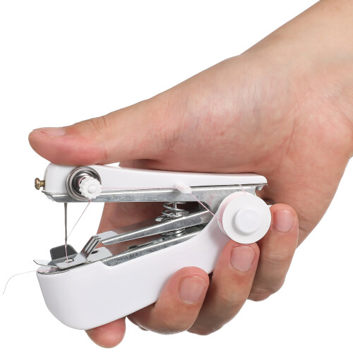 FRCOLOR Portable Mini Sewing Machine Stainless Steel