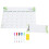 Refrigerator Decor Planner Erasable 25.0 x 10.0 in 8