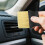 Auto Interior Dust Brush Soft Bristles Yellow 1pc 4