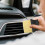 Auto Interior Dust Brush Soft Bristles Yellow 1pc 5