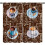 Retro Coffee Kitchen Curtains Rustic Brown 84x84in 1