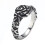 Women's Stainless Steel Rose Promise Ring Silver Size 8 1