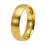 Stainless Steel Arc Ring Gold Size 16 1