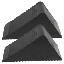 Rubber Wheel Chocks for Vehicle Parking Safety 2 pcs