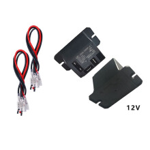 2PCS Power Relay SPST Coil with 8 Quick Connect Terminals Wires Relay HF105F-4-8X DC12V
