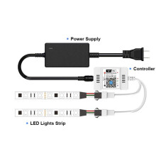 DC12-24V 28 Klucz Kontroler RF Aplikacja WiFi Muzyka z GłOsem do WS2812B WS2811 TaśMa LED RGB śWiatłO śCiemniacz Domowy