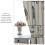 Farmhouse Kitchen Curtains Vintage Fork Spoon Beige Linen 5