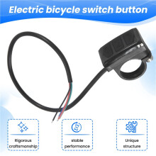 Electric Bicycle Control Button Handlebar Mount Split Meter Switches Button for LCD Meter E-Bike Accessories