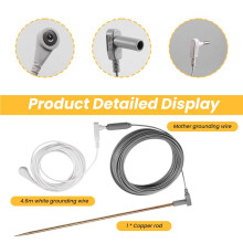 New Grounding Copper Rod with 12M Grounding Wire Monthly Grounding Pad Product Universal Kit Outdoor Reduce Inflammation