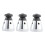 Pressure Cooker Relief Jigger Valve Set 3 Pcs Black Metal 7