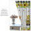 Sunflower Black White Scottish Grid Bee Curtains 2 Panels 8