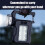 Solar Searchlight Lamp Outdoor Portable Multi-functional 4
