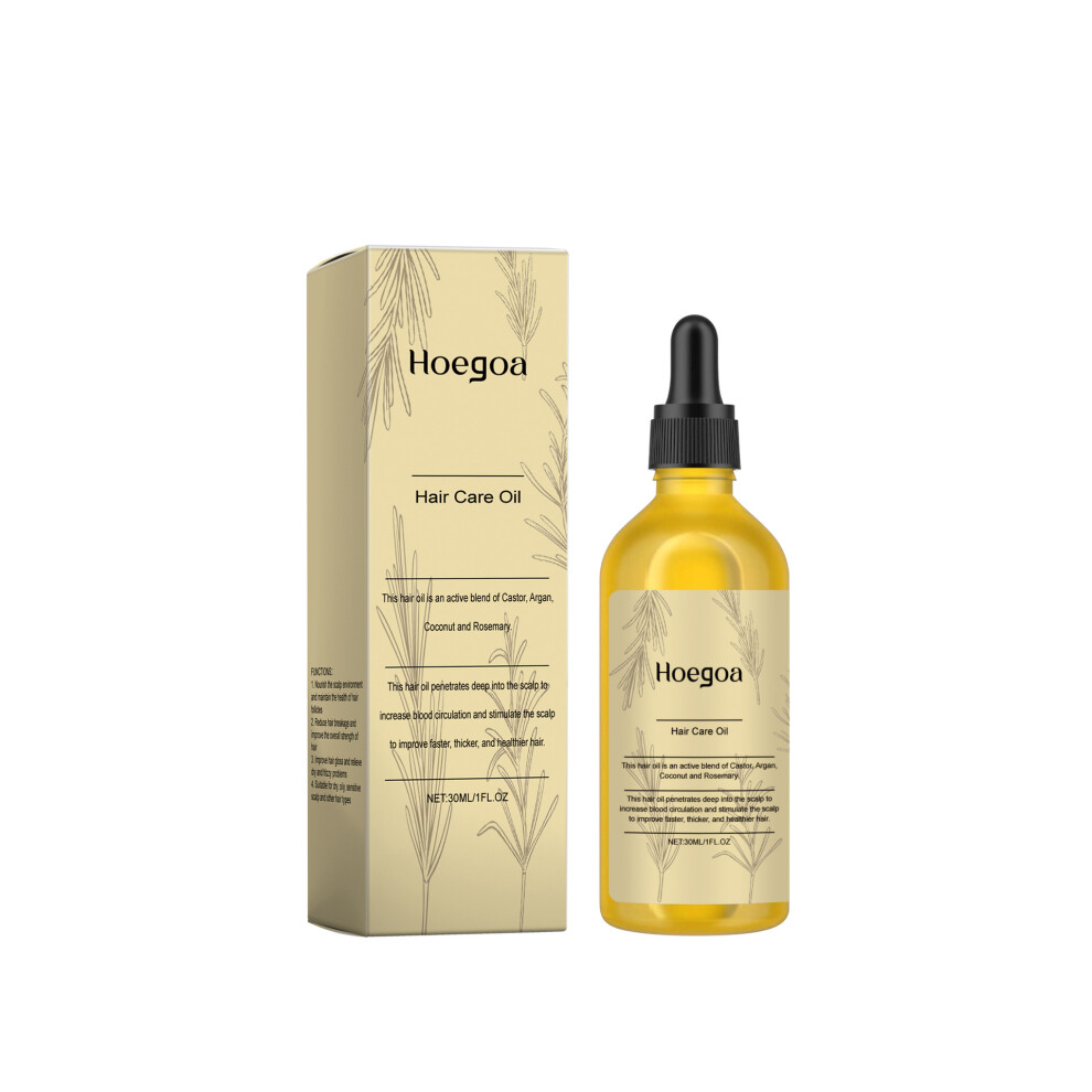 (30ml) Hoegoa hair care essential oil strengthens hair, nourishes scalp, improves dry and frizzy hair care essential oil