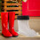 Thermal boot liners for women white rain inner wear 1