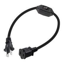 Indoor Lamp Extension Cord with On/Off Switch