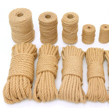 Hemp Rope Lamp Ornament DIY Retro Sisal Scratching Rope 1 pc
