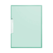 Swing Clip Plastic Report Folder Green Letter Size