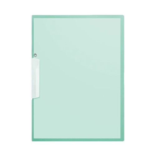 Swing Clip Plastic Report Folder Green Letter Size
